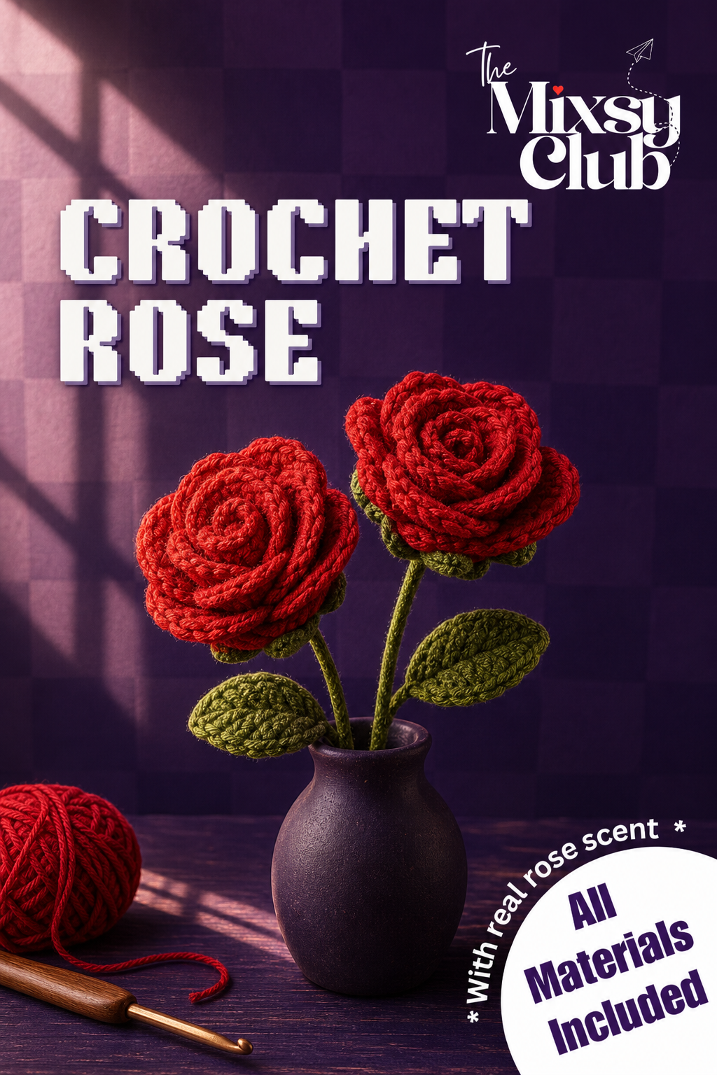 Crochet Rose workshop in Powai, Mumbai