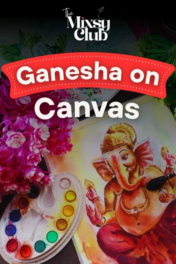 Ganesha On Canvas