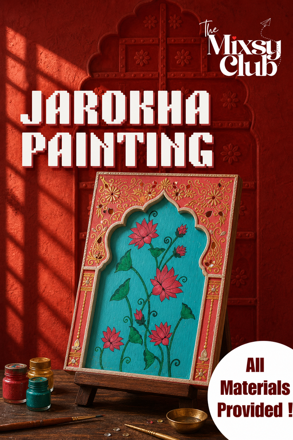Jarokha Painting workshop in Powai, Mumbai