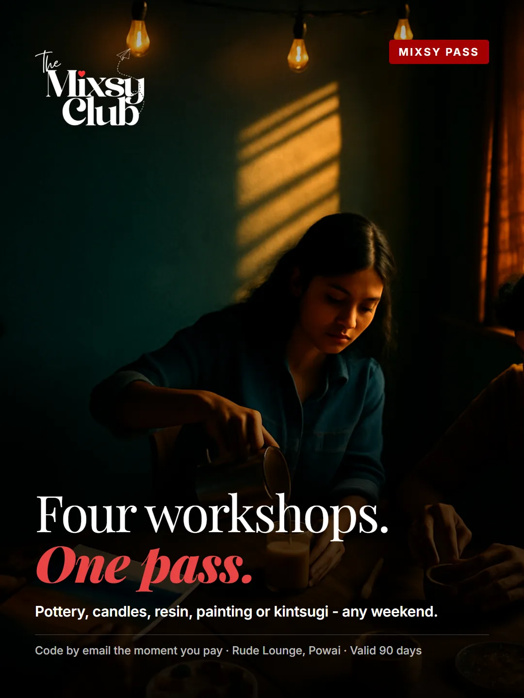 Mixsy Pass - 4 Workshops workshop in Powai, Mumbai