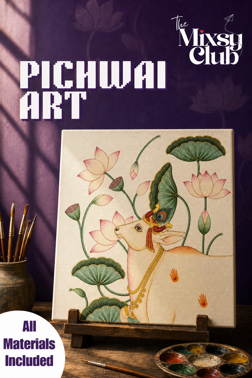 Pichwai Art workshop in Powai, Mumbai