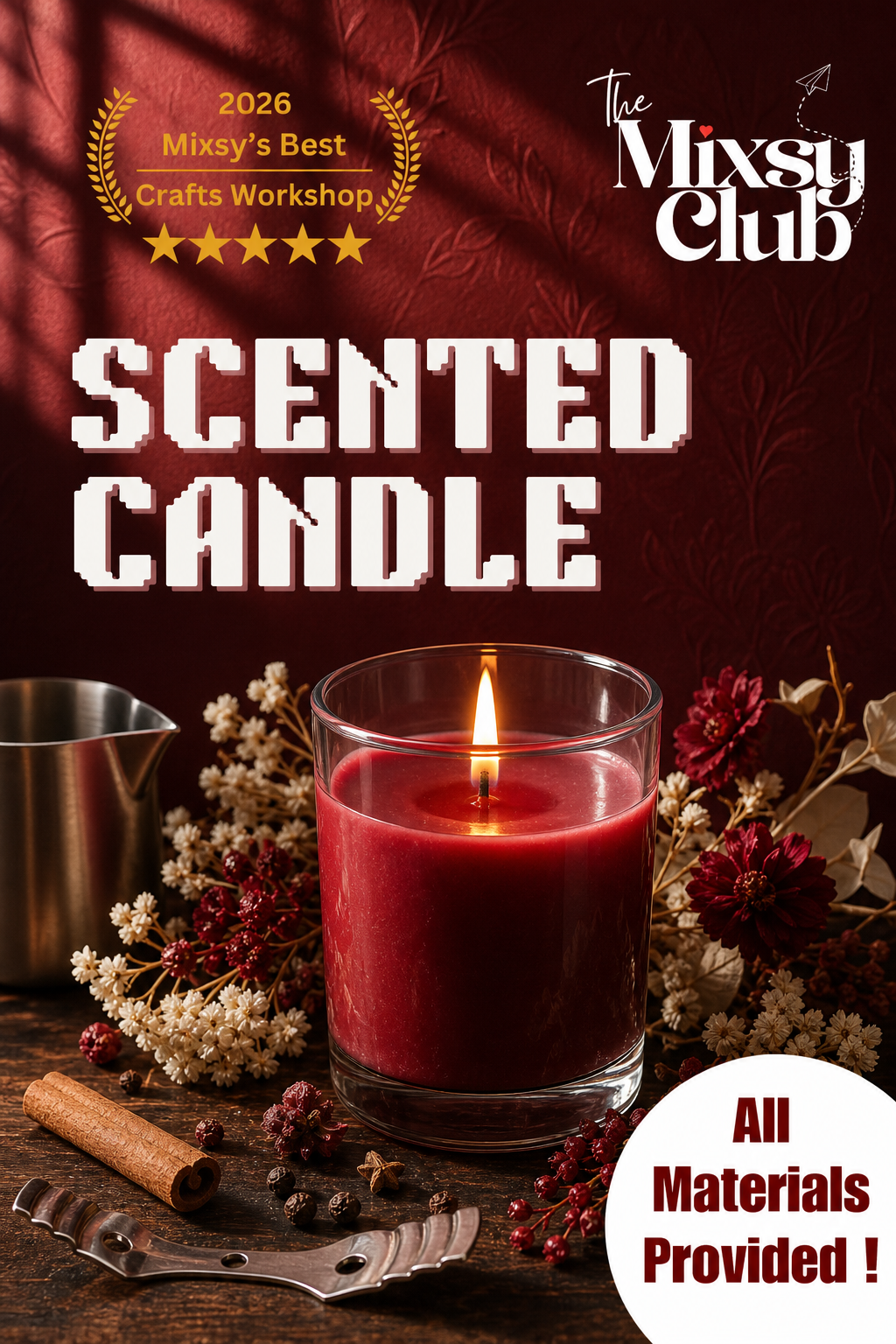 Scented Candle Making workshop in Powai, Mumbai