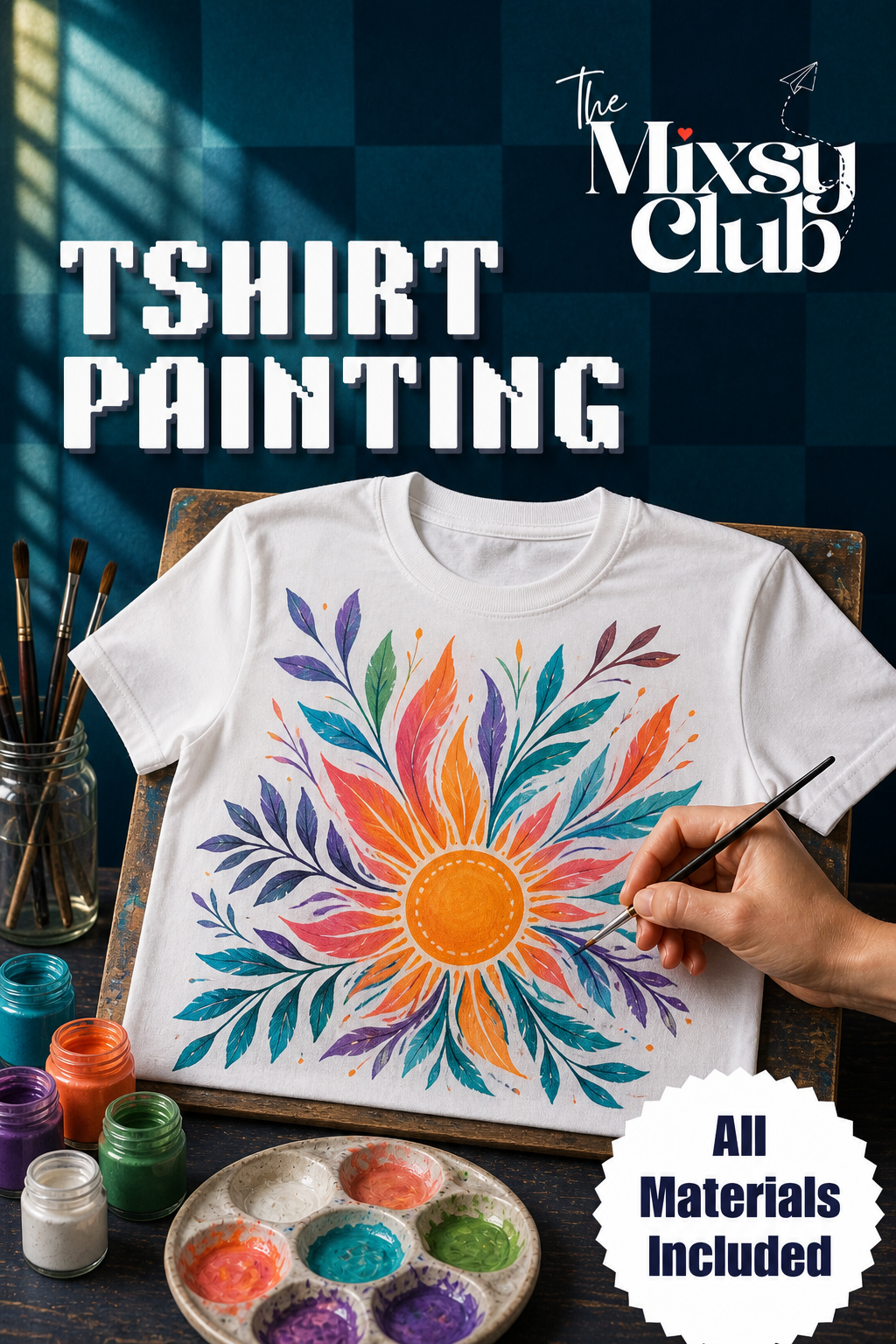 T shirt Painting workshop in Powai, Mumbai