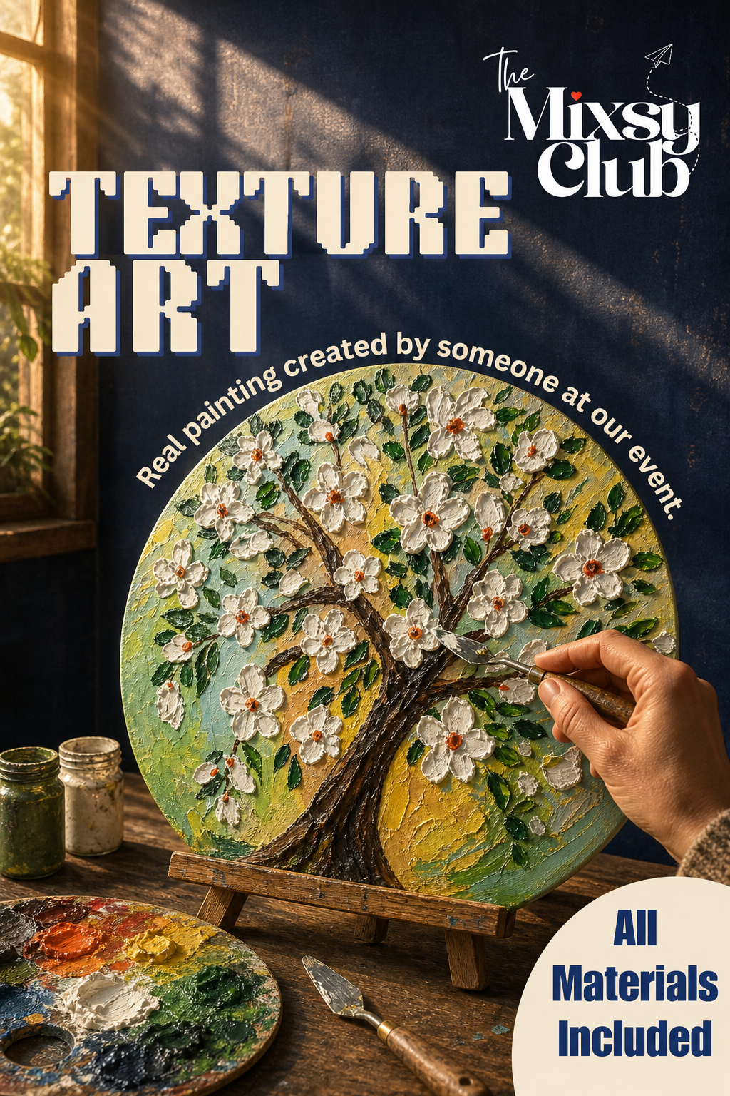 Texture Art workshop in Powai, Mumbai