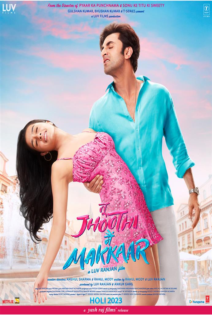 Tu Jhoothi Main Makkaar film poster featuring Ranbir Kapoor and Shraddha Kapoor